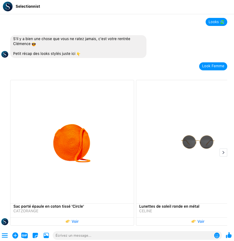 Chatbot Selectionnist